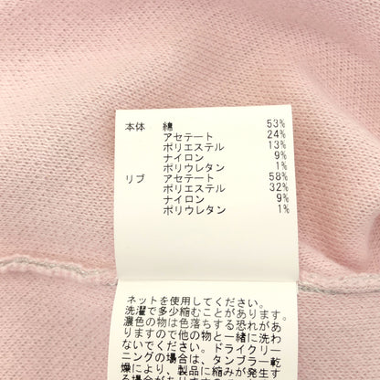 【SALE】 ANAYI アナイ 26年製 ピンク系 シアーラメ ダブルウィーブ プルオーバー トップス