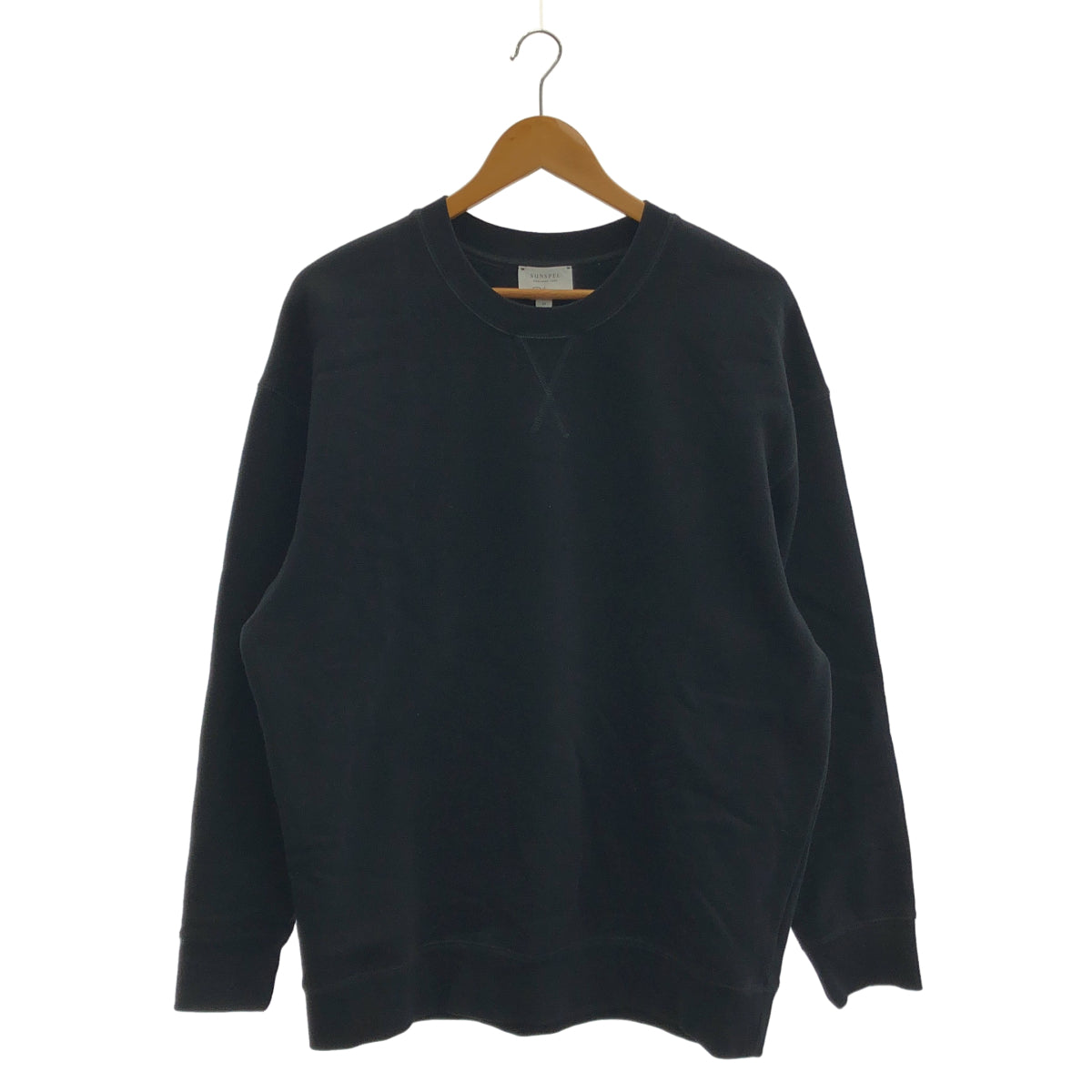 SUNSPEL サンスペル ×ロンハーマン ブラック クルーネックスウェット トップス