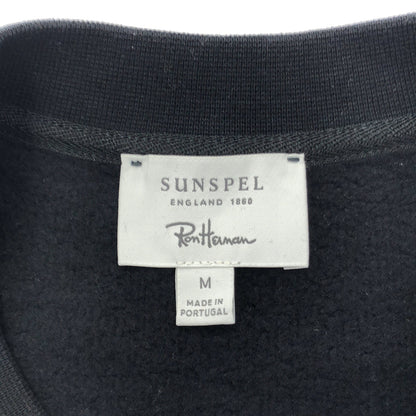 SUNSPEL サンスペル ×ロンハーマン ブラック クルーネックスウェット トップス