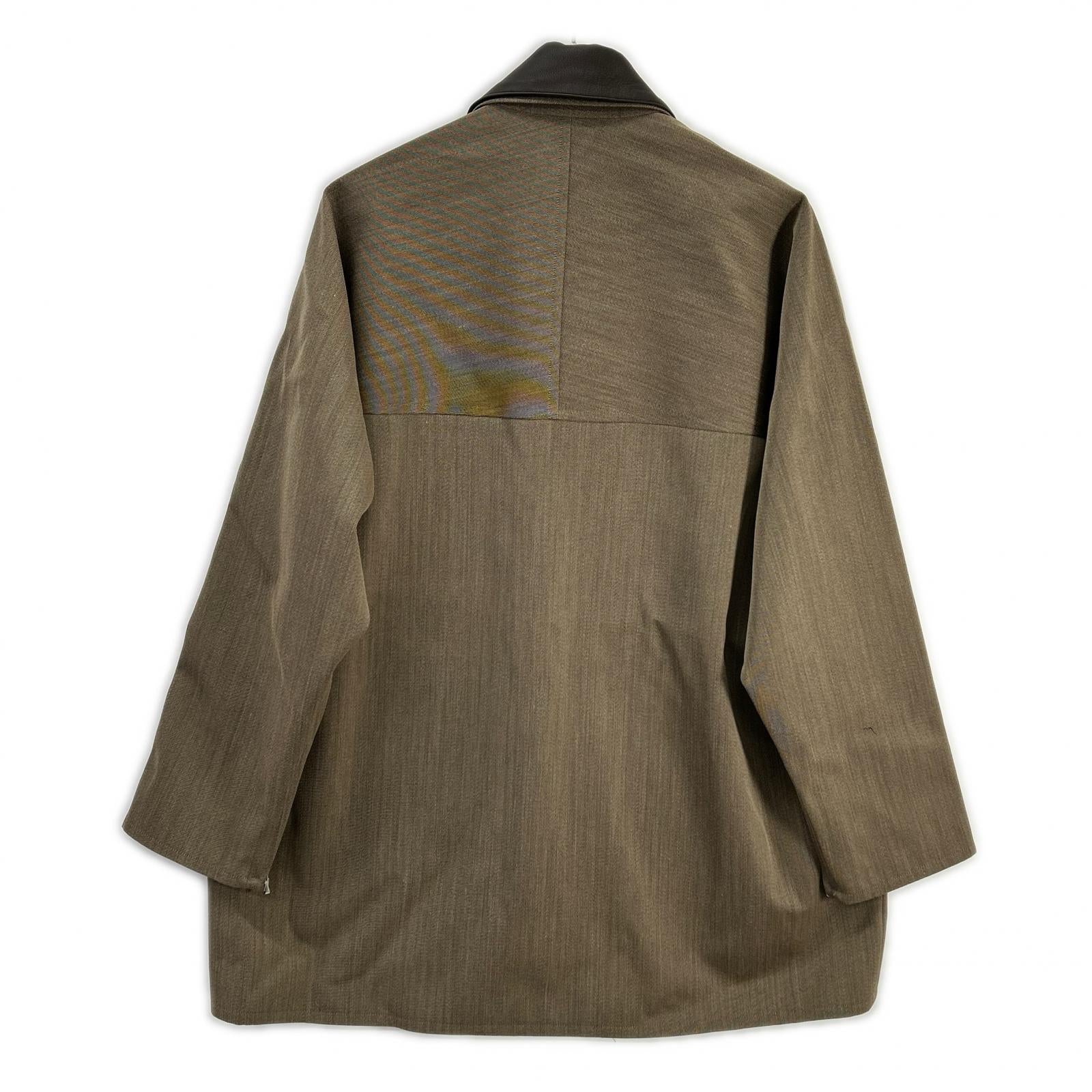 AURALEE オーラリー 24AW A24AB04YG ブラウン WOOL CAVARLY TWILL LAMINATE HUNTING BLOUSON ジャケット