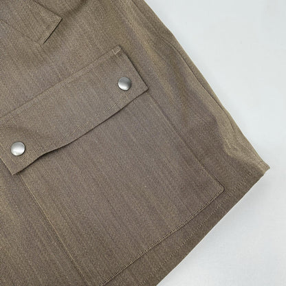 AURALEE オーラリー 24AW A24AB04YG ブラウン WOOL CAVARLY TWILL LAMINATE HUNTING BLOUSON ジャケット