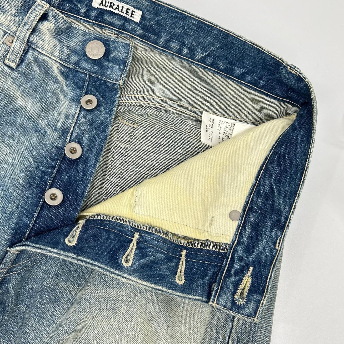 AURALEE オーラリー 25AW SELVEDGE FADED HEAVY DENIM A25AP04DH デニム パンツ ボトムス