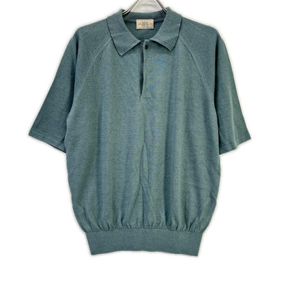 NIKKI ESSENTIAL PIECES ニッキエッセンシャルピーシーズ NEP-SS2530 25SS ブルー ニットポロトップス トップス