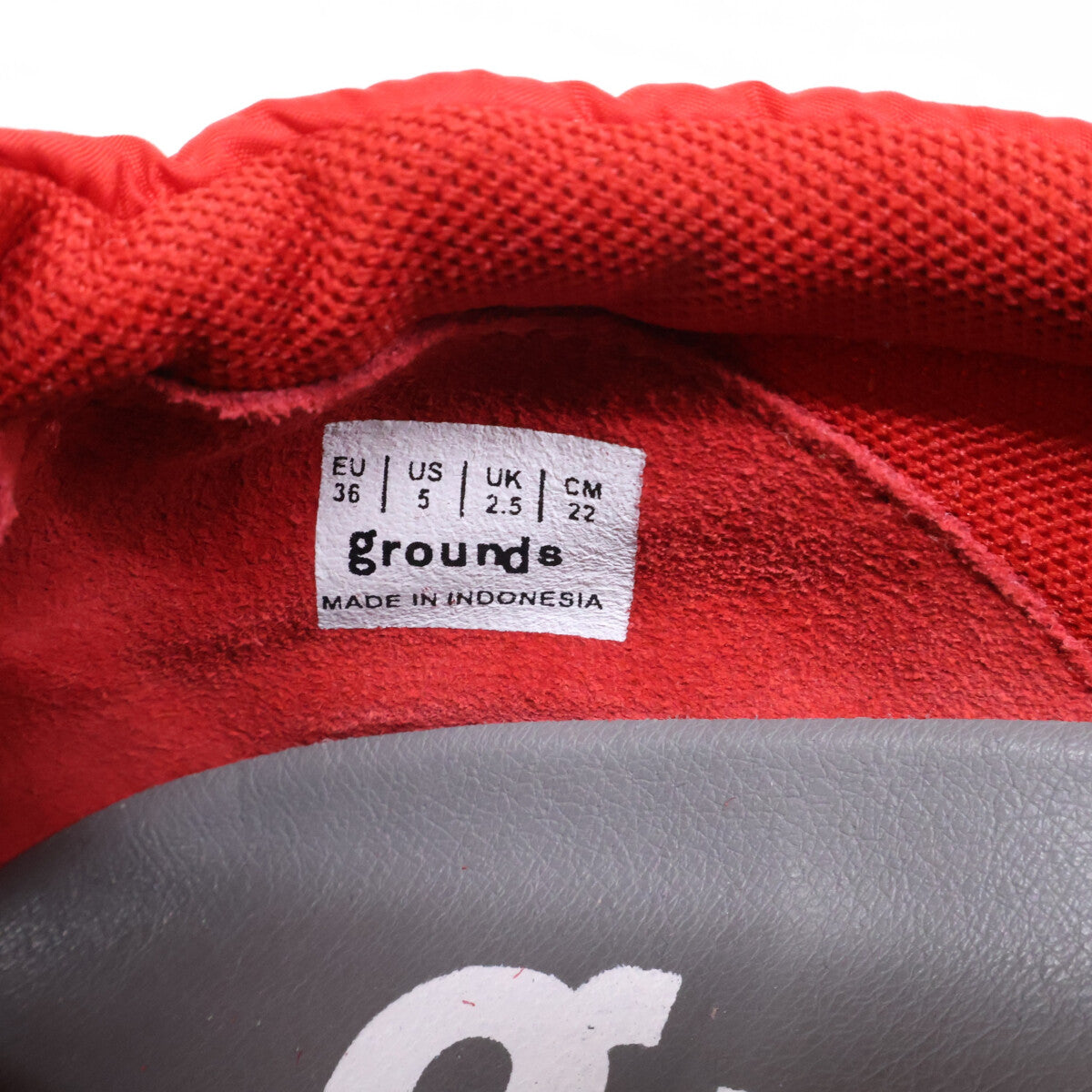 grounds グラウンズ MOOPIE PUMPS RED ムーピー パンプス シューズ