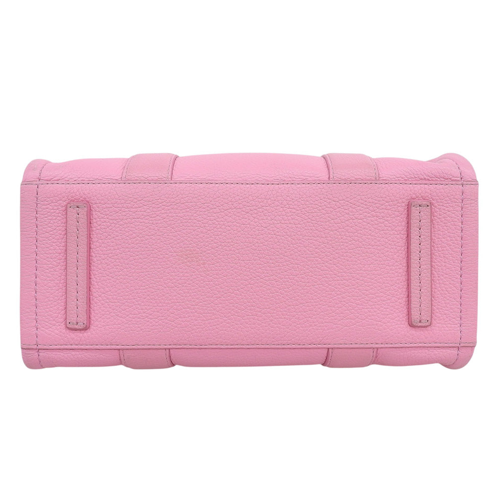 MARC JACOBS マーク ジェイコブス ミディアム トートバッグ チェーンストラップ付 レザー レディース ピンク トートバッグ