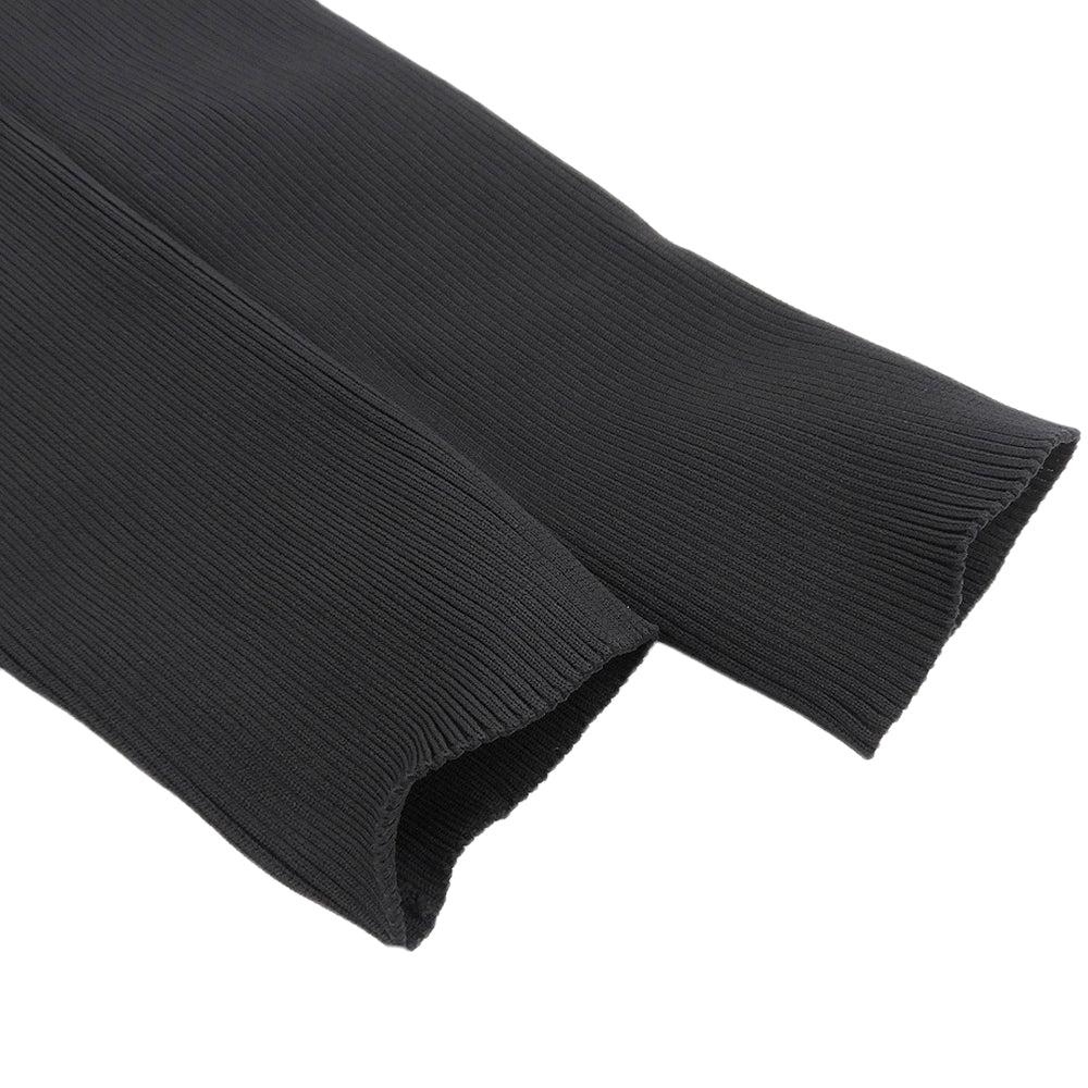 UNITED ARROWS ユナイテッドアローズ 美品 Pペプラムニット トップス レディース 黒 ブラック 1513-104-4635 トップス