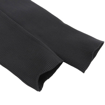 UNITED ARROWS ユナイテッドアローズ 美品 Pペプラムニット トップス レディース 黒 ブラック 1513-104-4635 トップス