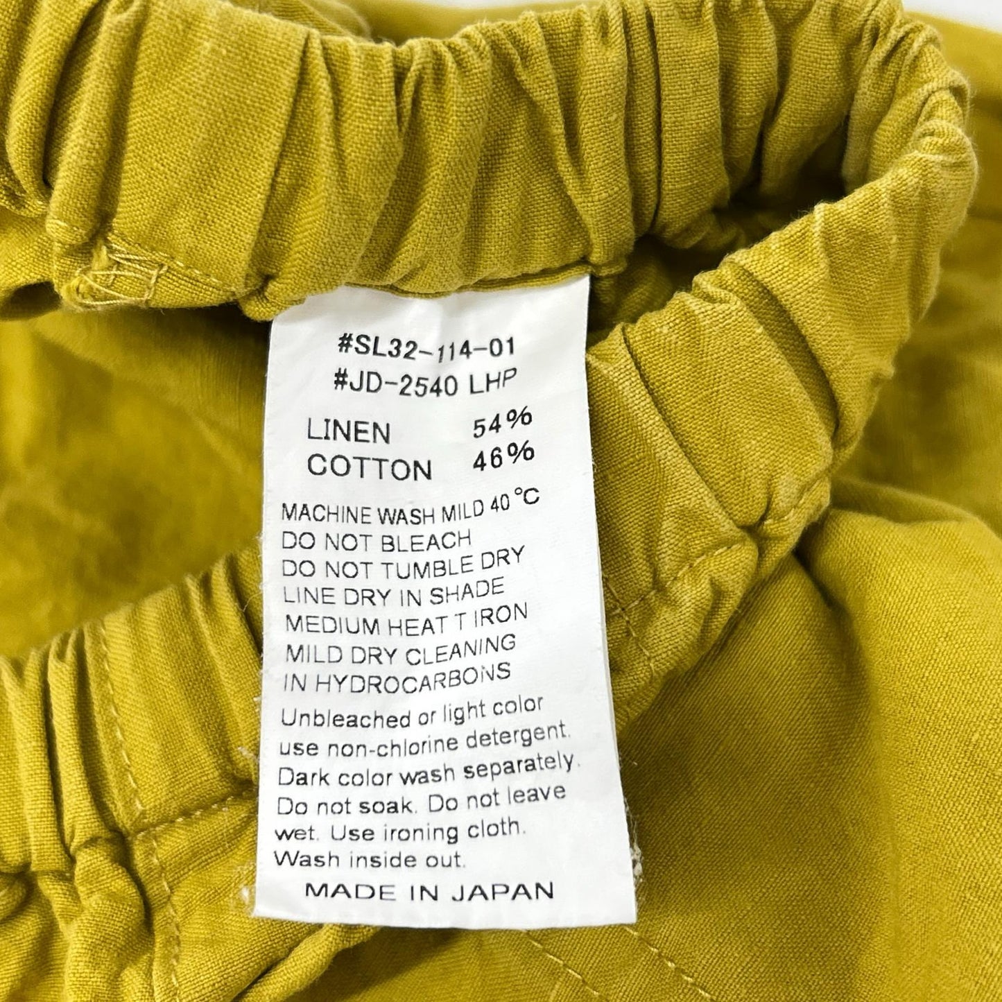 DANTON ダントン JD-2540 コットンリネン イージーパンツ ボトムス