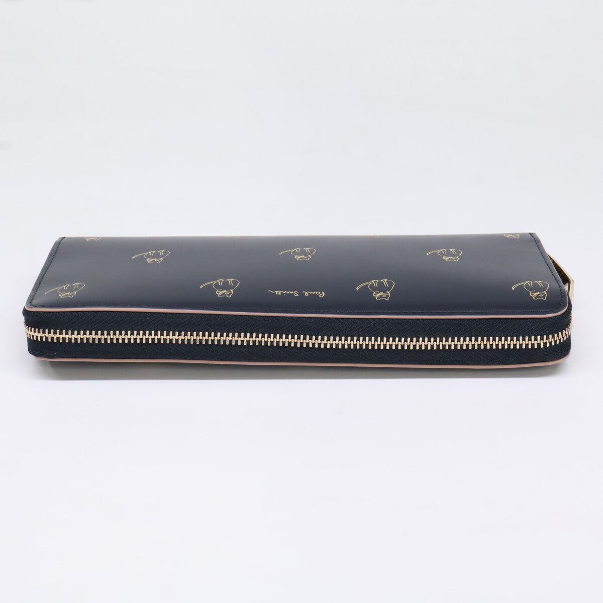 PaulSmith ポールスミス 【新品同様】BPW006 キャットドゥードゥル ラウンドファスナー 長財布 長財布（小銭入れあり）
