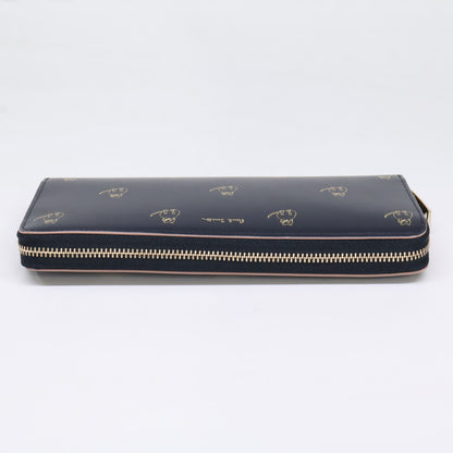 PaulSmith ポールスミス 【新品同様】BPW006 キャットドゥードゥル ラウンドファスナー 長財布 長財布（小銭入れあり）