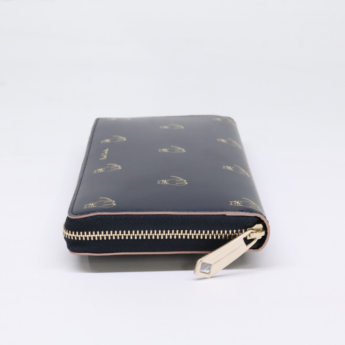 PaulSmith ポールスミス 【新品同様】BPW006 キャットドゥードゥル ラウンドファスナー 長財布 長財布（小銭入れあり）