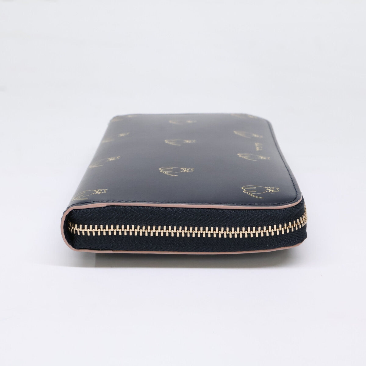 PaulSmith ポールスミス 【新品同様】BPW006 キャットドゥードゥル ラウンドファスナー 長財布 長財布（小銭入れあり）
