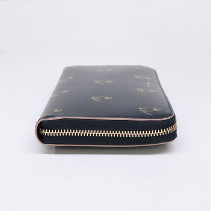 PaulSmith ポールスミス 【新品同様】BPW006 キャットドゥードゥル ラウンドファスナー 長財布 長財布（小銭入れあり）