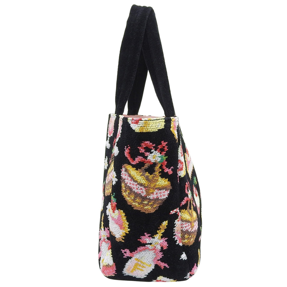 FEILER フェイラー 美品 ベリーベリーピクニック ハンドバッグ トートバッグ レディース ブラック トートバッグ