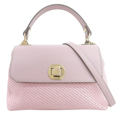 ANAYI アナイ 2WAY フラップ メッシュバッグ ハンドバッグ ショルダーバッグ レディース ピンク 24SS K4461 ハンドバッグ