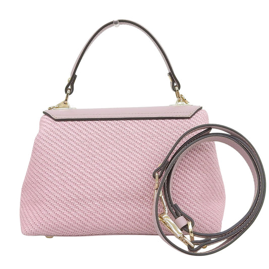 ANAYI アナイ 2WAY フラップ メッシュバッグ ハンドバッグ ショルダーバッグ レディース ピンク 24SS K4461 ハンドバッグ