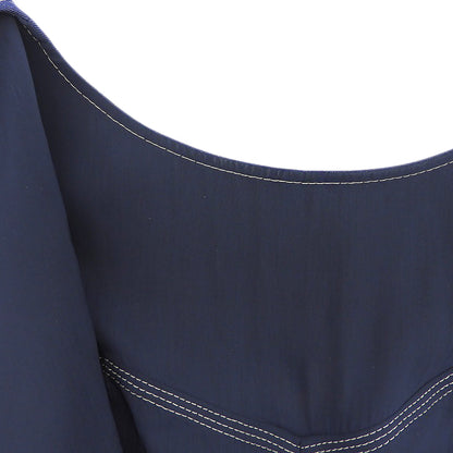 ANAYI Denim-look flared dress, women's, navy, 36, made in 2024, dress