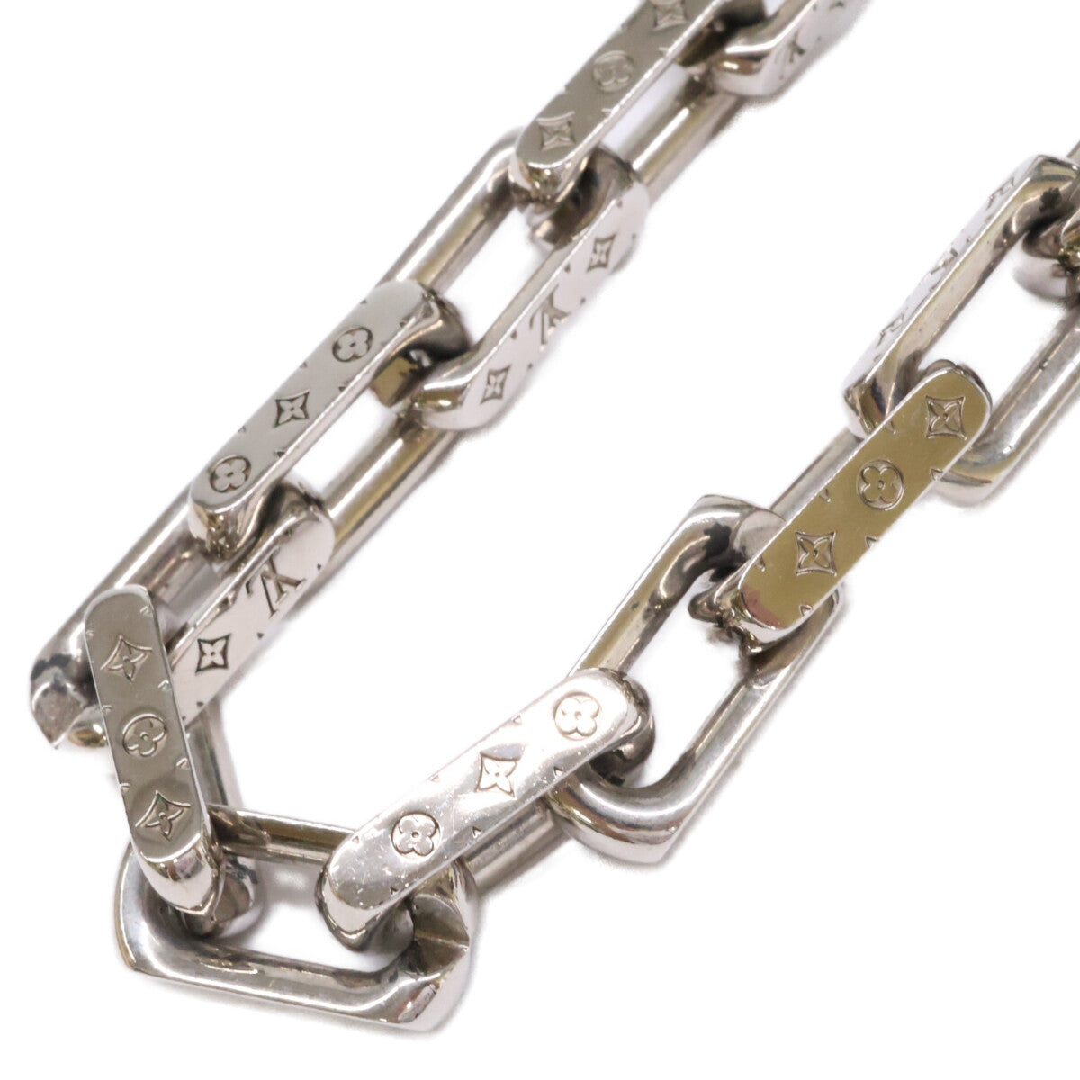 LOUIS VUITTON ルイヴィトン M64196 コリエ チェーン モノグラム ネックレス