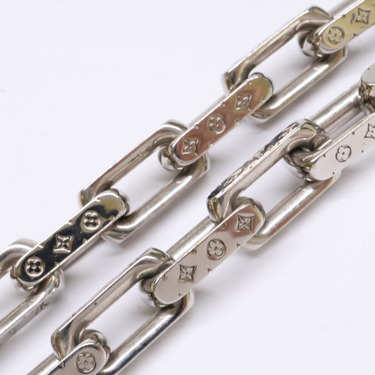 LOUIS VUITTON ルイヴィトン M64196 コリエ チェーン モノグラム ネックレス