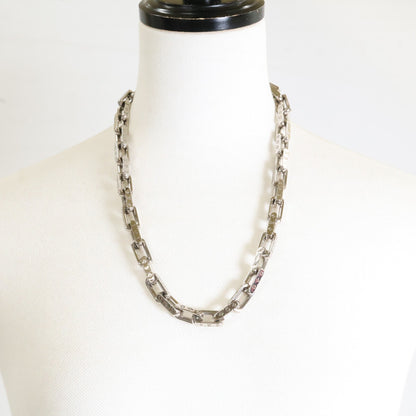 LOUIS VUITTON ルイヴィトン M64196 コリエ チェーン モノグラム ネックレス