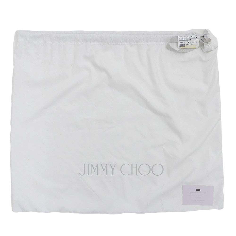 JIMMY CHOO ジミーチュウ 美品 ピムリコ レザーバッグ トートバッグ レディース グレージュ トートバッグ