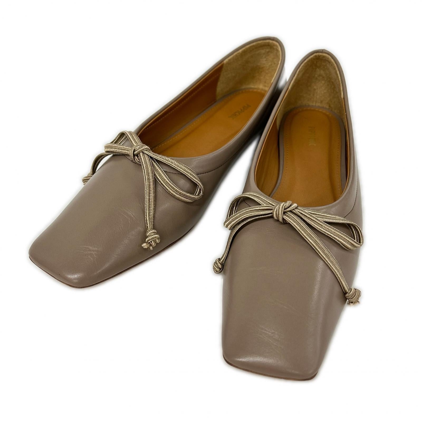 pippichic ピッピシック 【美品】PP19-AMBER BALLET4-EL アンバー スクエアトゥ バレエシューズ シューズ