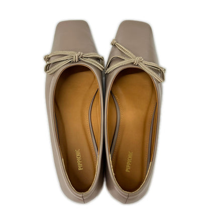 pippichic ピッピシック 【美品】PP19-AMBER BALLET4-EL アンバー スクエアトゥ バレエシューズ シューズ