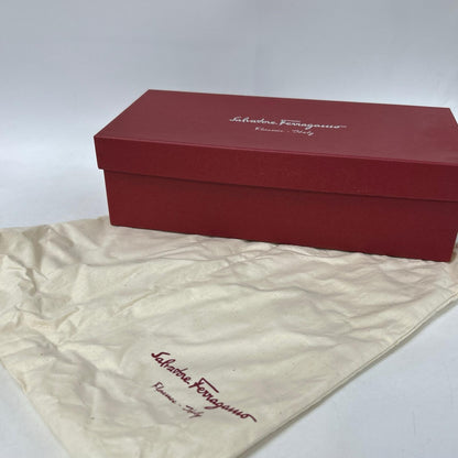 Salvatore Ferragamo サルヴァトーレフェラガモ 38251 ラメグリッターヴァラリボン パンプス シューズ