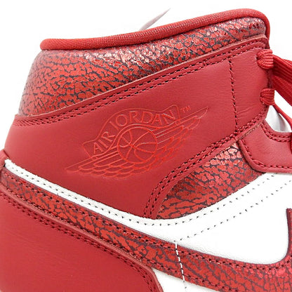 NIKE Nike Unused Air Jordan 1 Mid SE Shoes Women's Red × White 28.5cm HJ9337-106 Shoes