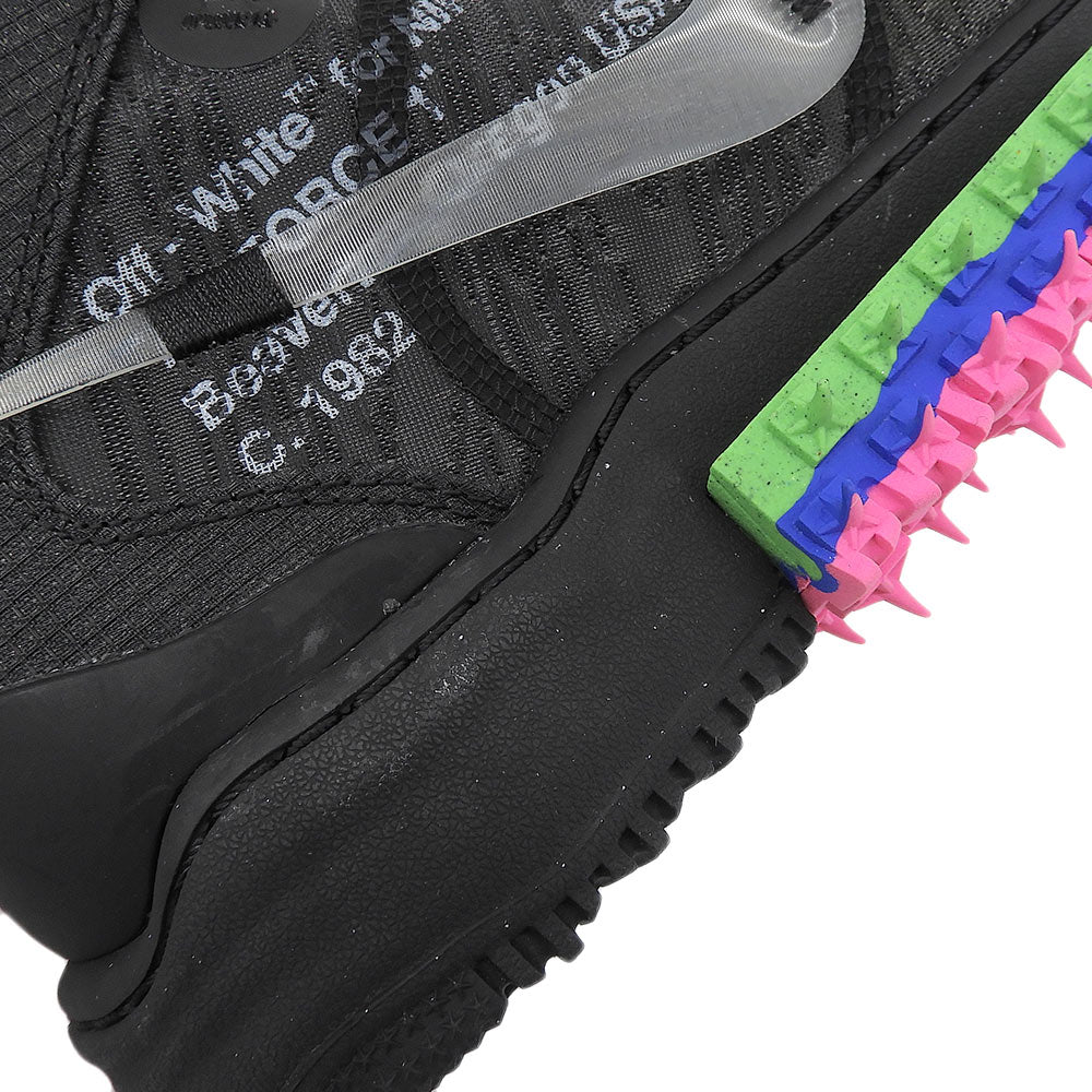 NIKE ナイキ 美品 Air Force 1 Mid シューズ メンズ ブラック 25.5cm DO6290-001 シューズ
