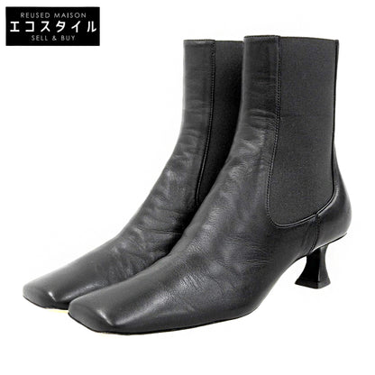 Proenza Schouler プロエンザスクーラー スクエアトゥ サイドゴア ヒールブーツ レディース ブラック 36 PS35042A シューズ