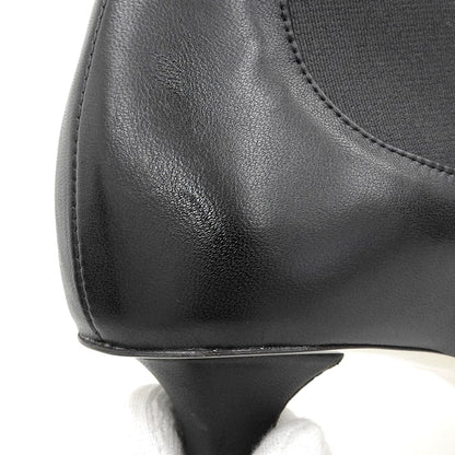 Proenza Schouler プロエンザスクーラー スクエアトゥ サイドゴア ヒールブーツ レディース ブラック 36 PS35042A シューズ