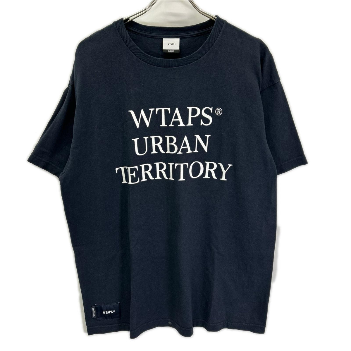 (W)TAPS ダブルタップス 24年製 ネイビー WUT SS TEE プリントTシャツ トップス