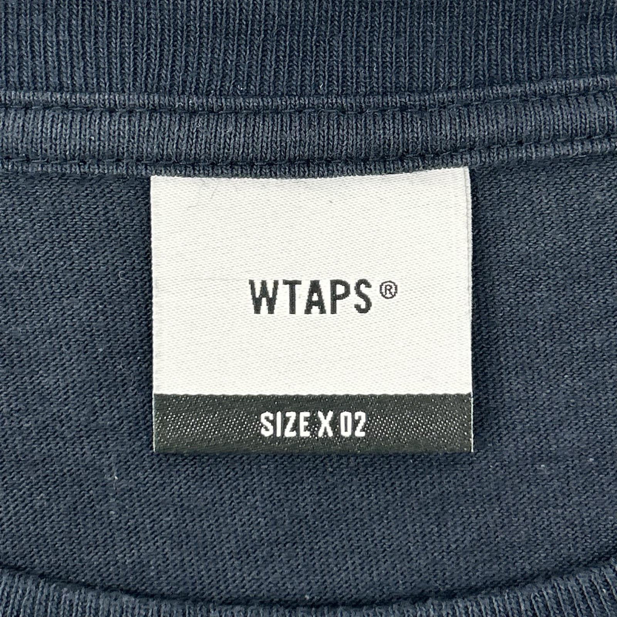 (W)TAPS ダブルタップス 24年製 ネイビー WUT SS TEE プリントTシャツ トップス