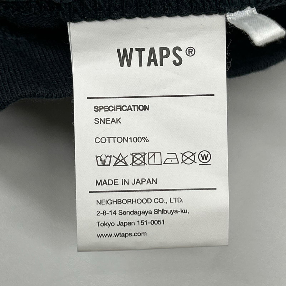 (W)TAPS ダブルタップス 24年製 ネイビー WUT SS TEE プリントTシャツ トップス
