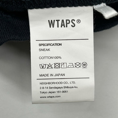 (W)TAPS ダブルタップス 24年製 ネイビー WUT SS TEE プリントTシャツ トップス