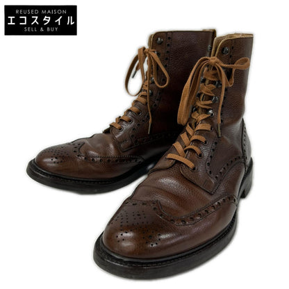 Crockett&Jones クロケット＆ジョーンズ 5666 ブラウン ISLAY ウィングチップ ブーツ シューズ