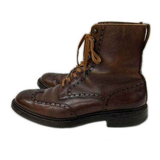 Crockett&Jones クロケット＆ジョーンズ 5666 ブラウン ISLAY ウィングチップ ブーツ シューズ