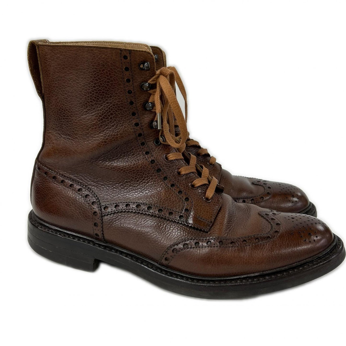 Crockett&Jones クロケット＆ジョーンズ 5666 ブラウン ISLAY ウィングチップ ブーツ シューズ