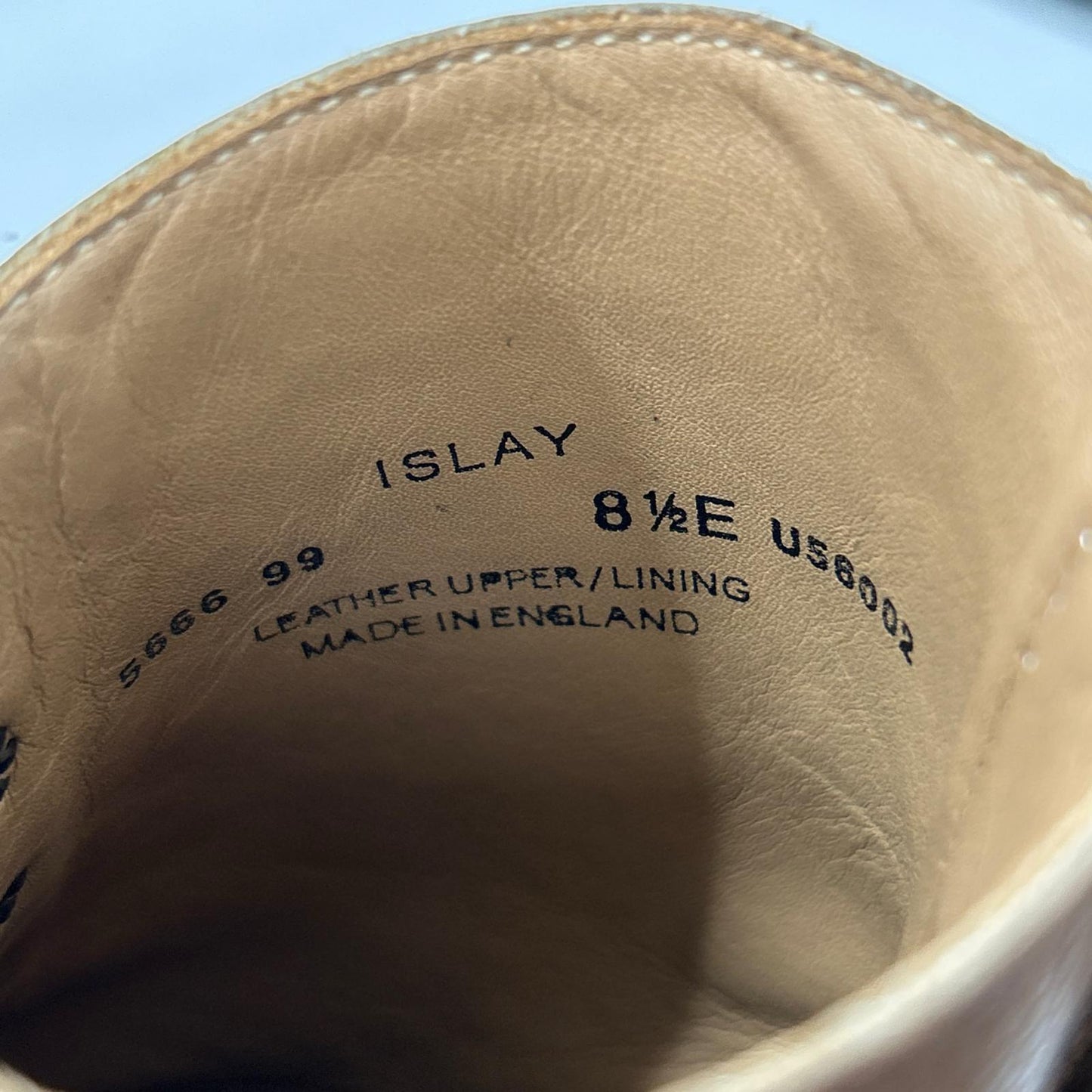 Crockett&Jones クロケット＆ジョーンズ 5666 ブラウン ISLAY ウィングチップ ブーツ シューズ