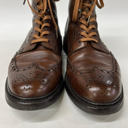 Crockett&Jones クロケット＆ジョーンズ 5666 ブラウン ISLAY ウィングチップ ブーツ シューズ