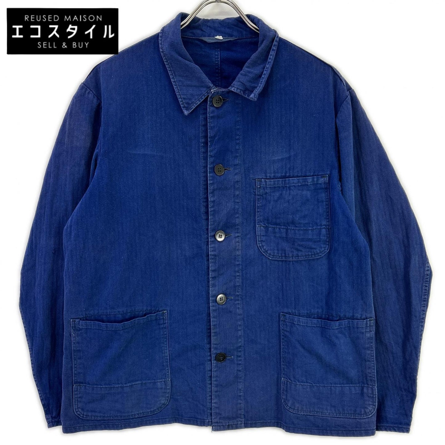 VINTAGE ヴィンテージ ブルー ユーロワークジャケット ジャケット