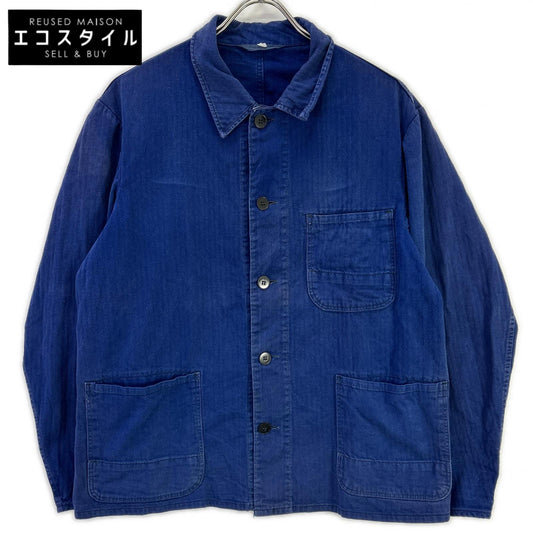 VINTAGE ヴィンテージ ブルー ユーロワークジャケット ジャケット