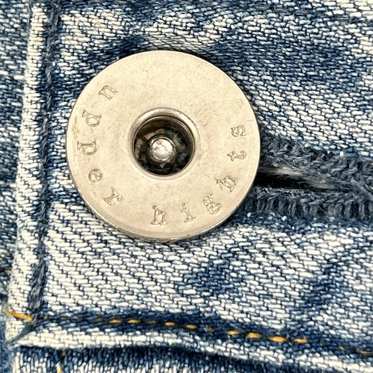 upper hights アッパーハイツ ブルー ルーズ デニムパンツ ボトムス