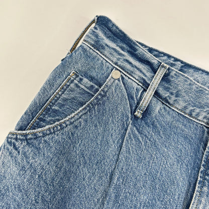 upper hights アッパーハイツ ブルー ルーズ デニムパンツ ボトムス