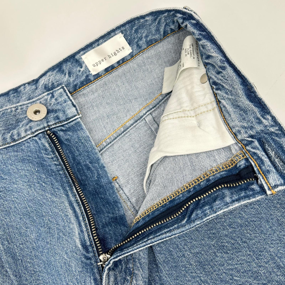 upper hights アッパーハイツ ブルー ルーズ デニムパンツ ボトムス