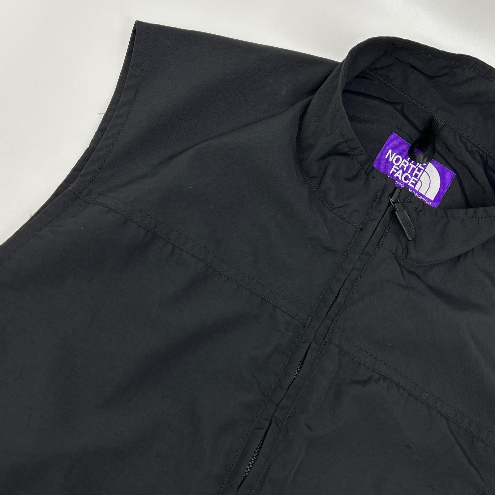 THE NORTH FACE PURPLE LABEL ザ ノースフェイス パープルレーベル ブラック PERTEX UNLIMITED Mountain Wind ベスト ベスト