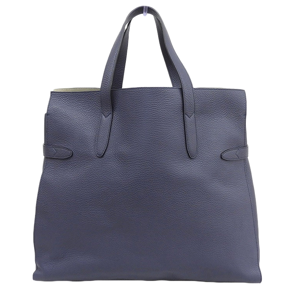 ATELIER LAVA アトリエラバ 美品 レザー トートバッグ レディース ネイビー LV25FW46T トートバッグ