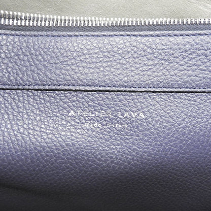 ATELIER LAVA アトリエラバ 美品 レザー トートバッグ レディース ネイビー LV25FW46T トートバッグ