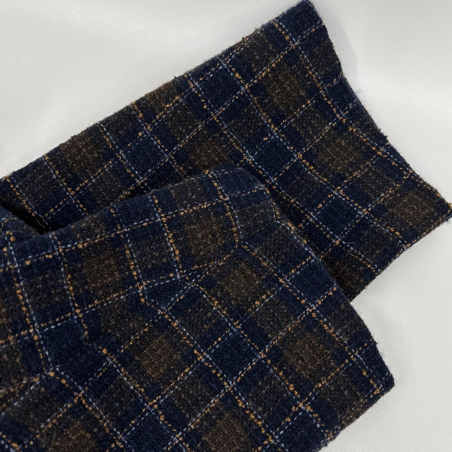 T-JACKET ティージャケット Brown Bottoli Check Pattern Stretch 2B Jacket Jacket